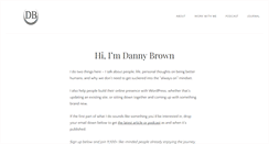 Desktop Screenshot of dannybrown.me