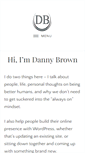 Mobile Screenshot of dannybrown.me