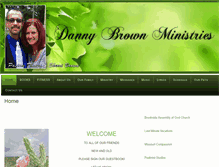 Tablet Screenshot of dannybrown.com